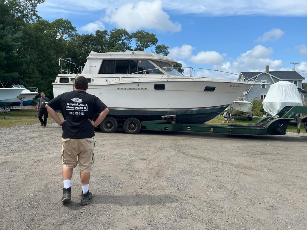 Boat Removal in Massachusetts by Rapid Junk Removal RI